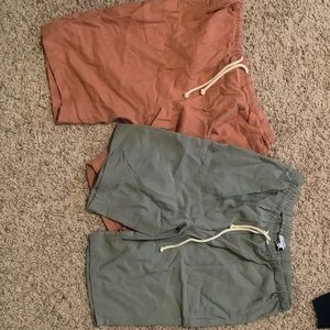 Polagram Rust and Olive Women Shorts